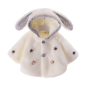 Commercio all'ingrosso delle ragazze scialle 2019 autunno inverno nuovo caldo pile abbigliamento per bambini mantello cappotto - Product Image 1