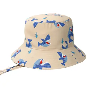 Topi matahari bayi, topi ember pelindung matahari anak-anak, topi pantai musim panas untuk anak laki-laki perempuan