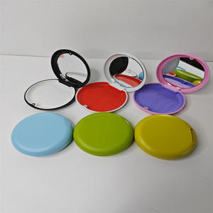 Nieuw Ontwerp Draagbare Orthodontische Tandheelkundige Aligner Prothese Box Spiegel Case Met Siliconen Rubber Pad