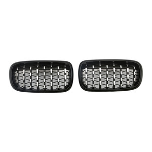 Reemplazo de Parrilla para BMW X5 F15 F16, Material ABS, Completamente Negro Brillante y Mitad Plateado, Parrilla Delantera para Modelos 2014-2018 - Product Image 2