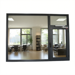 Высококачественные Ураганные закаленные стеклянные окна с двойным остеклением, оконные окна из ПВХ - Product Image 3