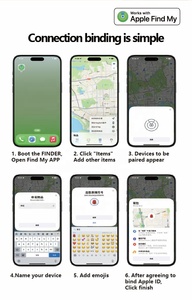 Tốt Nhất Người Bán Không Dây Sạc Silicone Cao Su Không Thấm Nước GPS Theo Dõi Ví Thông Minh Tag Cho Iphone Tìm Thấy Của Tôi Công Cụ Tìm Chìa Khóa Toàn Cầu - Product Image 3