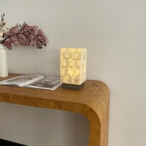 Modern Minimalist Seashell Table Lamp E27 LED 220V Switch Control Bedroom Decor Ambient Light - Product Image 2