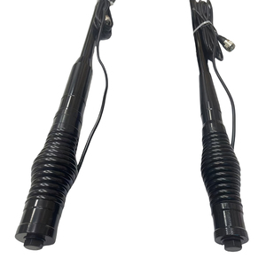 Antenne aérienne de station de base robuste KN-KD2000 4x4, 50-160 cm, double bande UV, connecteur mâle 5,5 mm, communication par câble spiralé - Product Image 1