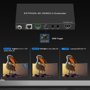 Extenseur <span class=keywords><strong>HDMI</strong></span> 4K <span class=keywords><strong>HDBaseT</strong></span> 40M 4K60Hz 4:4:4 HDR <span class=keywords><strong>HDMI</strong></span> sur Cat6 RS232 IR EDID - Product Image 3