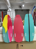 Planche de surf personnalisée OEM/ODM planches de wakeboard wakeboard wakesurf dur en fibre de verre et résine époxy planche de surf