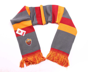 Bufanda de punto Jacquard personalizada de acrílico 100% para aficionados al fútbol Club Worldcup barata de fábrica promocional - Product Image 3