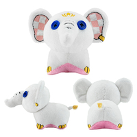 Vente en gros de peluches roses personnalisées cadeaux pour enfants peluche mignonne éléphant jouets mécanisme de mouvement jouet en peluche