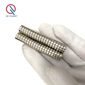 קבוע חזק D10mm x 2mm קטן Neodymium מגנטים