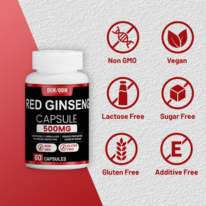 Capsules de <span class=keywords><strong>Ginseng</strong></span> Rouge OEM d'Usine en Vente Directe – Capsules de <span class=keywords><strong>Ginseng</strong></span> de Haute Qualité pour l'Amélioration Masculine - Product Image 3