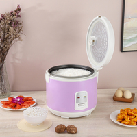 Autocuiseur Électrique Automatique Professionnel avec Contrôle Numérique par Application, Idéal pour la Maison et l'Hôtellerie, Couleur Violet