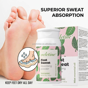 Natural Mint <strong>Foot</strong> <strong>Deodorant</strong> Powder 30g <strong>Foot</strong> Sweat Absorption Powder Odor Eliminator for Long Lasting Freshness Shoe Deodorizer - Product Image 3