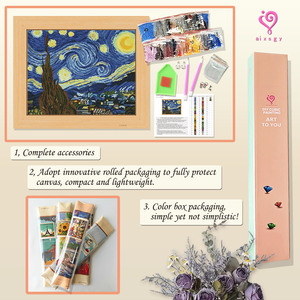 Factory Direct 5d Diamond Painting The Starry Sky Personalized Diamond Painting Set Holiday Gift - Product Image 3