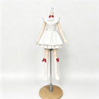 Vêtements pour poupées de 6 pouces, mini-vêtements personnalisés pour poupées BJD, vêtements en coton pour poupées en peluche, vêtements pour poupées reborn de 10 cm, vente en gros OEM.
