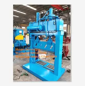 Single knife hydraulic press bale cutter / rubber cutting machine