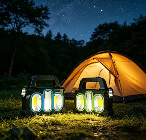 Rechargeable COB LED <b>work</b> <b>light</b>, multi-functional outdoor camping flashlight, emergency inspection spotlight, searchlight - Product Image 2