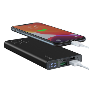 Devia Ultra Slim kép USB ngân hàng điện cầm tay 10000mAh sạc nhanh thông minh thiết bị di động công suất cao với màn hình - Product Image 5