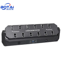 BOTAI haute puissance 150W Laser mobile 650nm Diodes rouges 12x500m pour les spectacles de lumière dynamique blanc chaud émettant DMX512 contrôle pour DJ