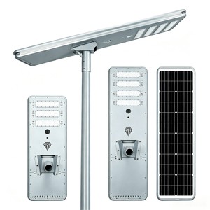 Lampadaire <span class=keywords><strong>solaire</strong></span> tout-en-un IP65 pour éclairage extérieur des routes municipales, des allées piétonnes et des luminaires publics urbains - Product Image 6