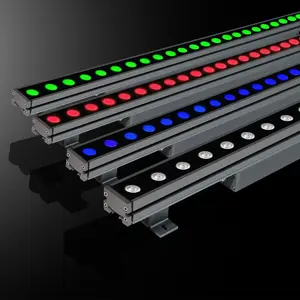 Avanzate 24V 48V DJ barra luminosa a LED barre lineari Wall Washer RGB RGBW bianco dinamico dimmerabile da esterno luci a muro a LED