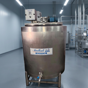 Pasteurisateur industriel pour crème glacée et produits laitiers 100L, machine de traitement à chauffage automatique - Product Image 2