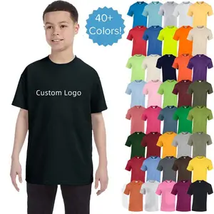 Factory Directly Custom Kids Tshirt 100% Cotton With Printed Logo