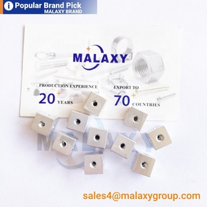 MALAXY alluminio sei lati connettore blocco di fissaggio quadrato M3 M4 M5 M6 alluminio cubo connettore staffa dado triangolo - Product Image 5