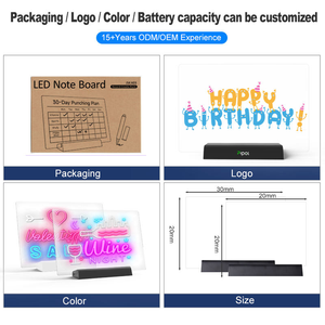 Tavola Luminosa LED RGB in Acrilico di Alta Qualità, Alta Trasparenza, DIY Graffiti, per Disegno Bambini - Product Image 2