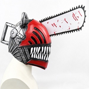 Masque de Diable à la Scie Électrique Effrayant en Promotion – Ensemble de Dents Sanguinolentes et Tranchantes pour Fête d'Halloween et Déguisement - Product Image 1