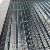 Moustiquaire de porte coulissante en maille plissée pour animaux de compagnie anti-moustique personnalisée moderne Filet de fenêtre en polyester à l'intérieur de l'écran plissé