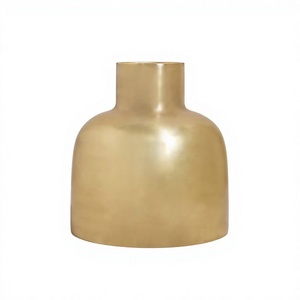 Metallic Durable and Lightweight <b>Gold</b> Plated Flower <b>Vase</b> Stylish Decorative <b>Vases</b> for Wedding Banquet Restaurant & Hotel Decor - Product Image 1