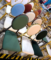 Chaises de réception en métal et PP pour événements en Chine, vente en gros, pour mariages et banquets en extérieur