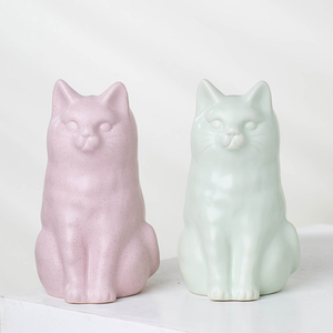YUANWANG <span class=keywords><strong>voiture</strong></span> dessin animé Vases en porcelaine mariage dîner Table décor <span class=keywords><strong>Vase</strong></span> en céramique moderne Vases à fleurs séchées - Product Image 2