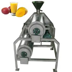 Pulpeuse de mangue Pulp Battant la pâte de confiture de fruits Sauce tomate Machine à fabriquer du jus despulpadora de fruta mangue industrielle
