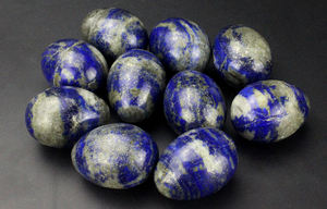 Lapis-lazuli naturel poli Reiki Oeufs Reiki cristal yoni oeuf pour exportateur - Product Image 6