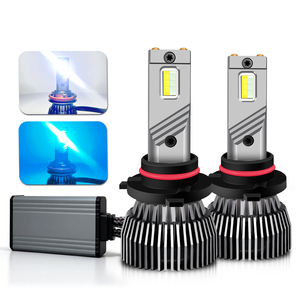유니버셜 듀얼 컬러 LED 헤드라이트 안개등 전구 120W 화이트 아이스 블루 H7 H11 9005 9145 자동차 상하향등 전면 교체 램프 - Product Image 5