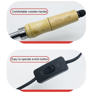 Máquina de Prensa Térmica Eléctrica, Plancha de Grabado en Caliente, Máquina de Estampado Manual para Cuero y Madera - Product Image 2