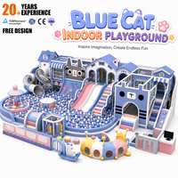 Aire de jeux intérieure personnalisée pour enfants 2026 : Piscine à balles, toboggan, mur d'escalade, château et tunnel à thème couleur sur mesure