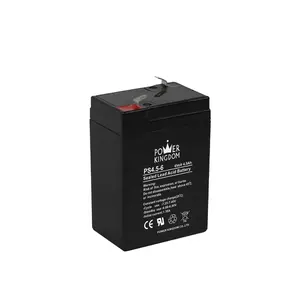 Vrla Agm-Batería sellada de plomo, batería personalizada de fábrica, 6 v, 4,5 Ah, 6 voltios, 4,5 Amp, ABS gratis, juguetes, color negro