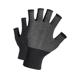 Gants de sport sans doigts FLASH GEAR unisexes, doux, respirants, pour entraînement, yoga, fitness, musculation, remise en forme, cyclisme, en cuir - Product Image 1