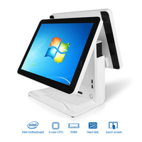 Aonpos vente à chaud 15 pouces Windows7 10 Android écran tactile tout en un caisse enregistreuse/terminal de point de vente/système de point de vente