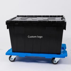 Wholesale Heavy Duty Stackable Plastic Tote <strong>Moving</strong> <strong>Crate</strong> Nesting Plastic Turnover Vegetable <strong>Crates</strong> - Product Image 1