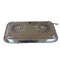 Mini cuisinière électrique multifonction à double brûleur classique en promotion avec commande à bouton pour usage domestique Prise AU/US