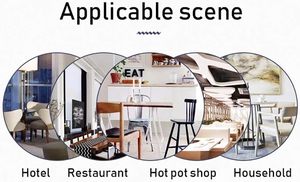 Carrito de Comida Rodante de Plástico de 3 Niveles, Resistente, para Uso en Hoteles y Restaurantes, Precio de Fábrica - Product Image 5