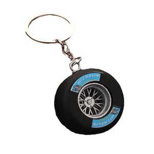 Llavero de Neumático de <span class=keywords><strong>Coche</strong></span> Miniatura 3D, Colgante de Llanta de PVC de Goma Blanda, Adorno para Bolsa, Regalo para Entusiastas de los Coches, Venta al por Mayor - Product Image 6