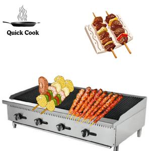 Parrilla <span class=keywords><strong>de</strong></span> gas <span class=keywords><strong>de</strong></span> alta calidad superventas, máquina <span class=keywords><strong>de</strong></span> plancha <span class=keywords><strong>de</strong></span> <span class=keywords><strong>hamburguesas</strong></span> <span class=keywords><strong>de</strong></span> ternera multifuncional antiadherente para uso en restaurantes y hoteles - Product Image 6