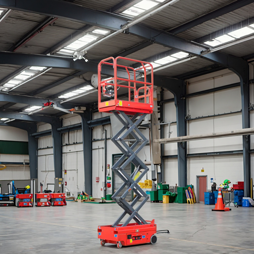 3m Self Propelled Scissor Lift with Proportional Controls CE Certified for Warehouse Maintenance