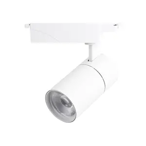 Dimmable 12W COB led track light tracklight shopping mall exhibition hall supermarket surface mounted track spotlight