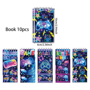 Game Console Notepad Spiral <b>Mini</b> <b>Notebook</b> 10Pcs 6x10cm Digital Printing Game Theme Diary For Students - Product Image 2