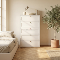 Meuble de rangement à tiroirs en fer de luxe léger, commode métallique autoportante grande capacité pour entrée